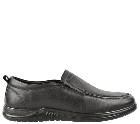 Pantofi casual, barbati, MELS, J60 negru, piele naturala